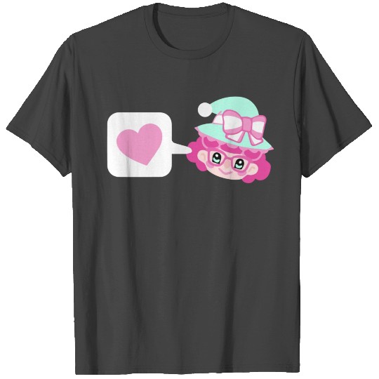 Chibi Witch Heart Bubble T Shirts