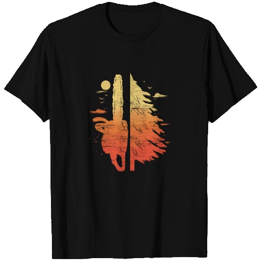 Lumberjack gift for woodworkers chainsaw wood T Shirts