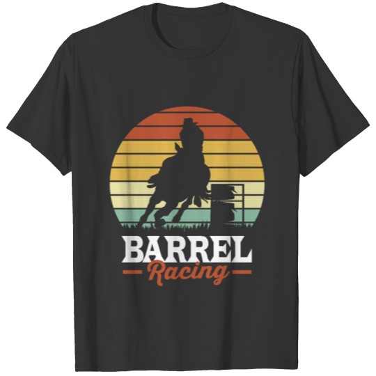 Retro Barrel Racing T Shirts