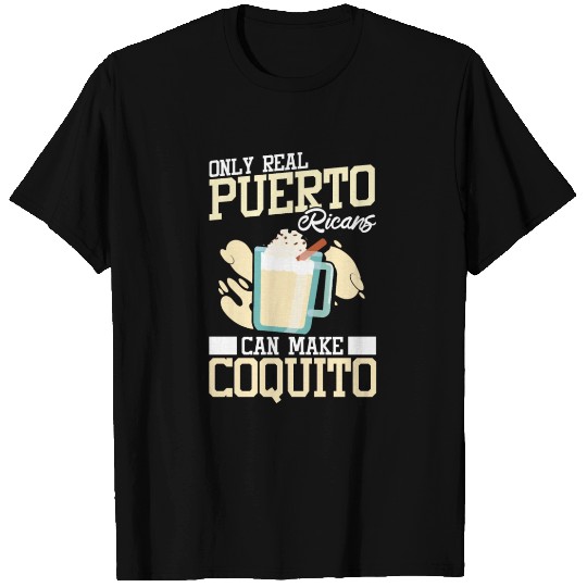 Puerto Rico Puerto Rican Eggnog Christmas Rum T Shirts