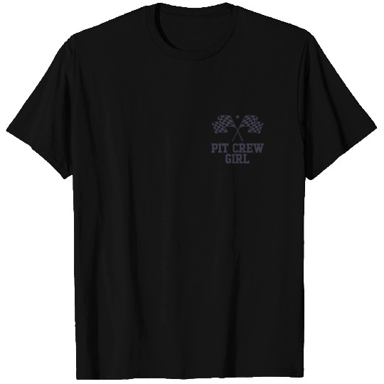 Pit Crew Girl Racing Enthusiast Racer Birthday T Shirts