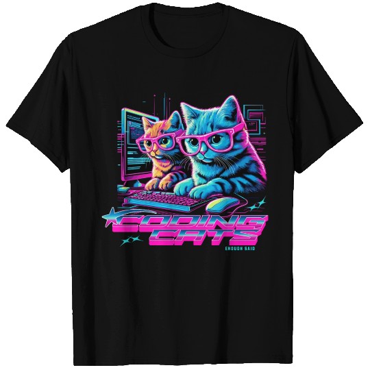 Coding Cats Programmer T Shirts