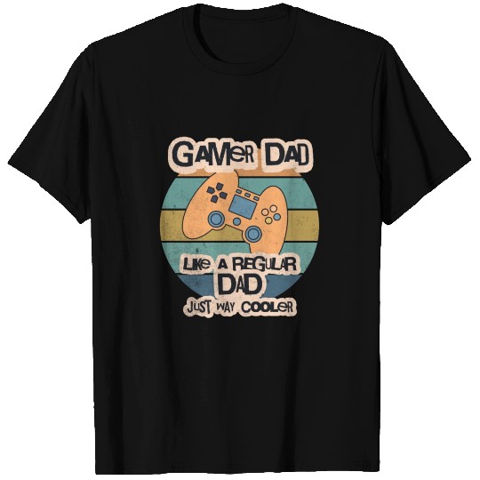 Cool Retro Gamer Dad T Shirts