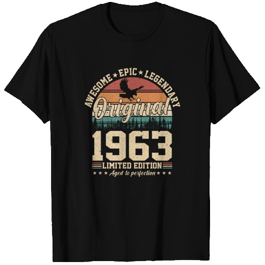 Vintage 1963: Retro 60th Birthday T Shirts