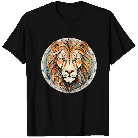 Lion Mandala Art T Shirts