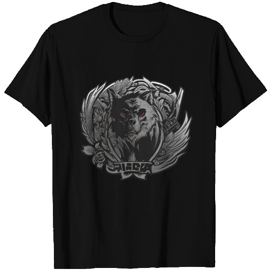 grey wolf T Shirts