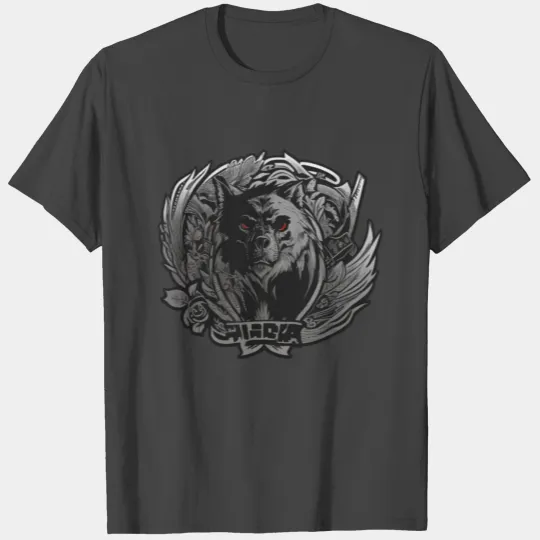 grey wolf T Shirts