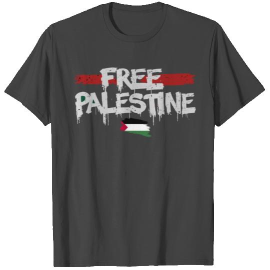 free palestine graffiti T Shirts