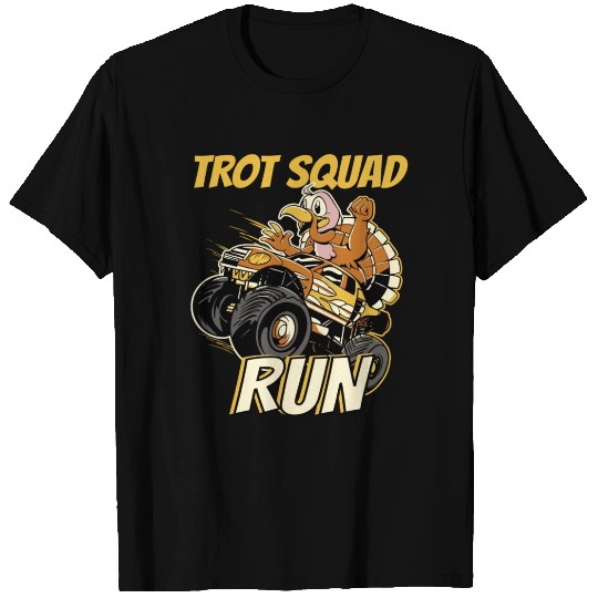 Turkey Trot Squad Running truck Apparel T Shirts