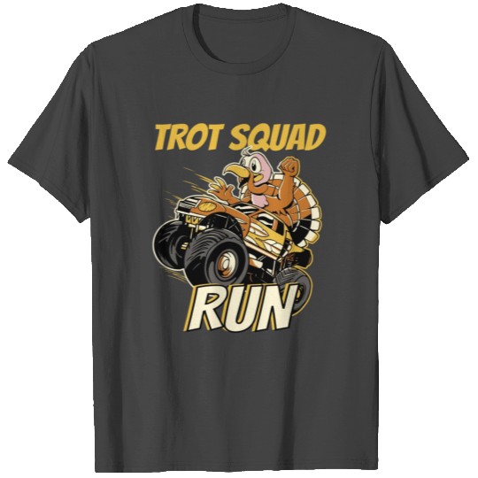 Turkey Trot Squad Running truck Apparel T Shirts