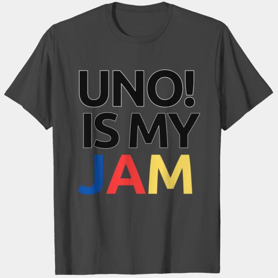 Uno Is My Jam Novelty Design Colors T Shirts
