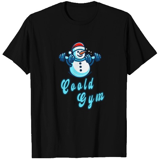 Cool gym funny snowman T Shirts