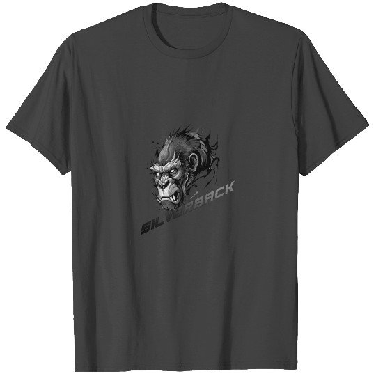 Mighty Silverback: Gorilla Portrait T Shirts