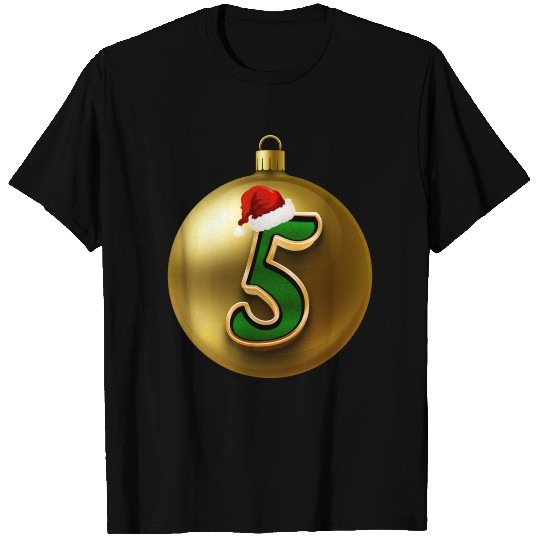 5th Christmas Anniversary - Five Years Old T Shirts