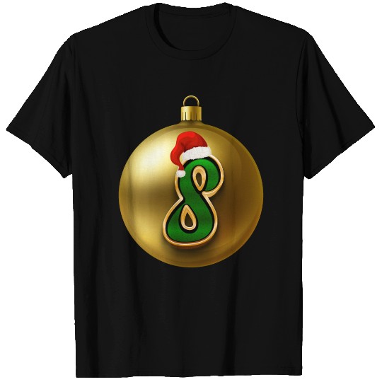 Number 8 - Christmas Tree Number Eight Years T Shirts