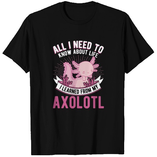 Axolotl Gift Salamander T Shirts