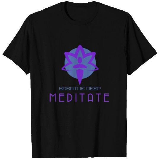 Breath meditate lover gift T Shirts
