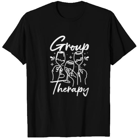 Wine making drinking group therapy T Shirts