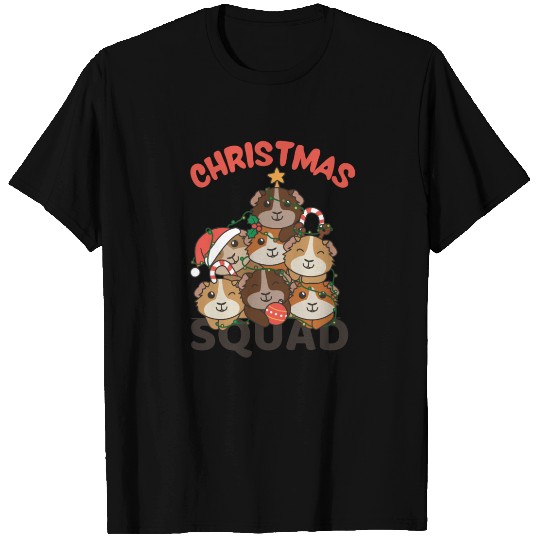 Guinea Pig Christmas Tree Christmas Squad T Shirts