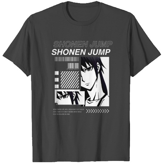 Anime design shonen jump animecharacter T Shirts