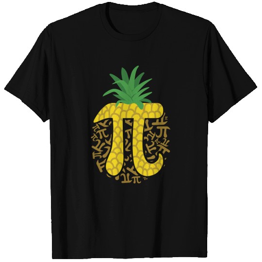 Pineapple Pi Math Symbol 3.14 Math Lovers Teacher T Shirts