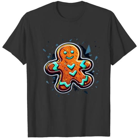 Gingerbread Man - Santa Claus Christmas Gift T Shirts