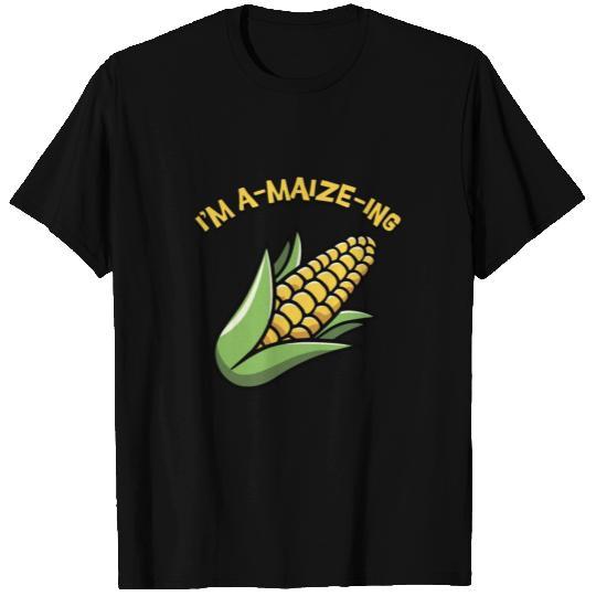 I'm A-Maize-ing! Cute Corn Cartoon T Shirts