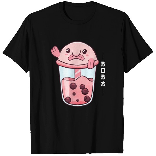 Blobfish Bubble Milk Tea T Shirts
