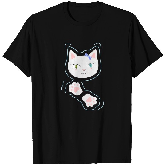Cat Flower T Shirts
