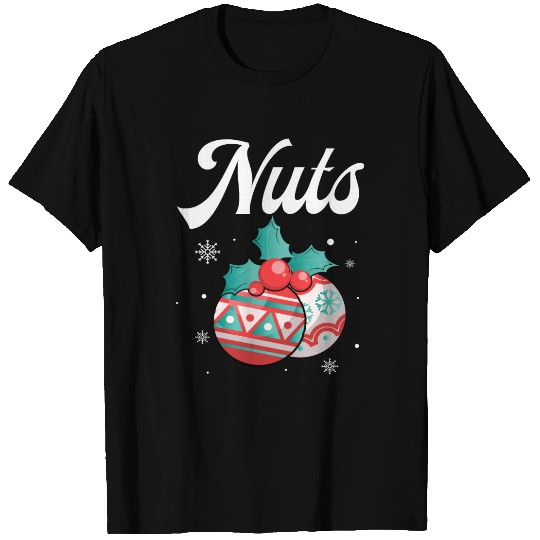Christmas Nuts Santa Snowflakes Candy Canes Winter T Shirts