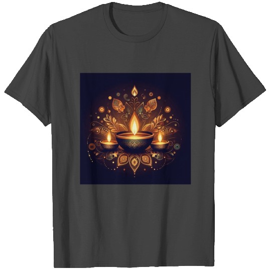 Luminous Diwali Elegance T Shirts