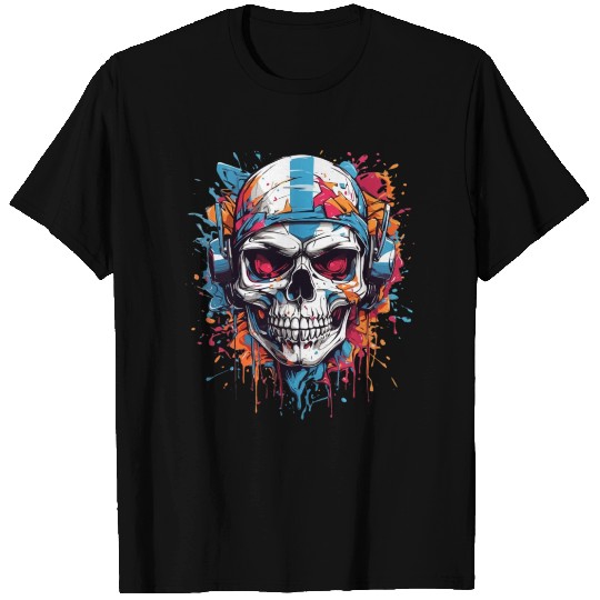 Skull Givin' Raspberry Dk T Shirts