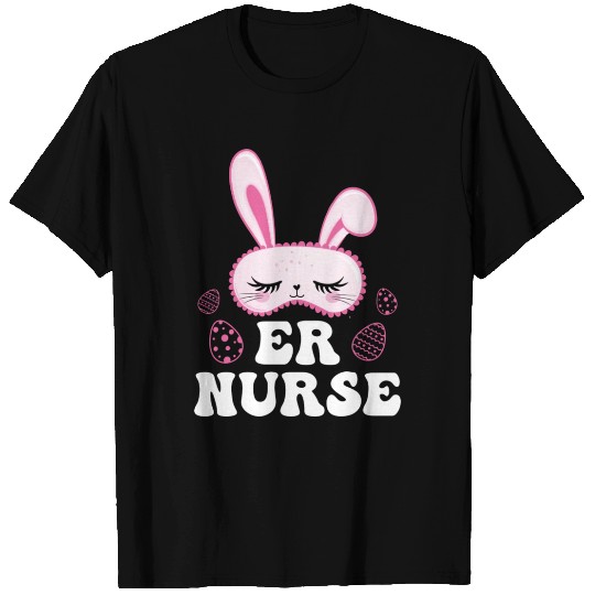 Er Nurse Egg Hunter Spring Easter Day Bunny T Shirts