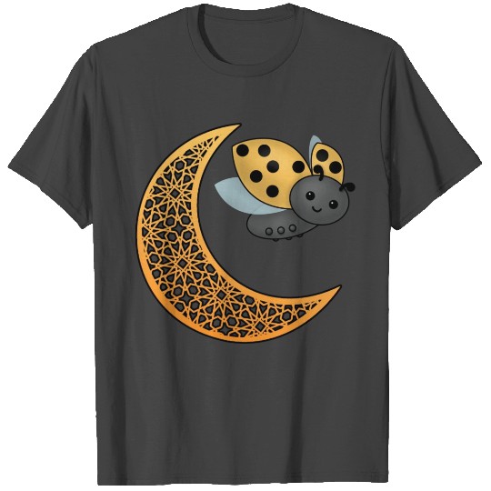 Ramadan Crescent Moon Ladybug T Shirts