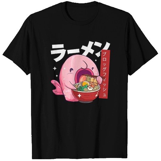 Kawaii Blobfish Ramen Japanese Food T Shirts