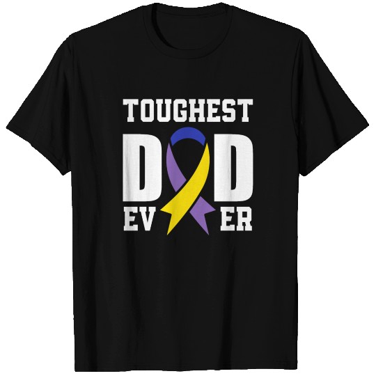 Toughest Dad Bladder Cancer Awareness T Shirts