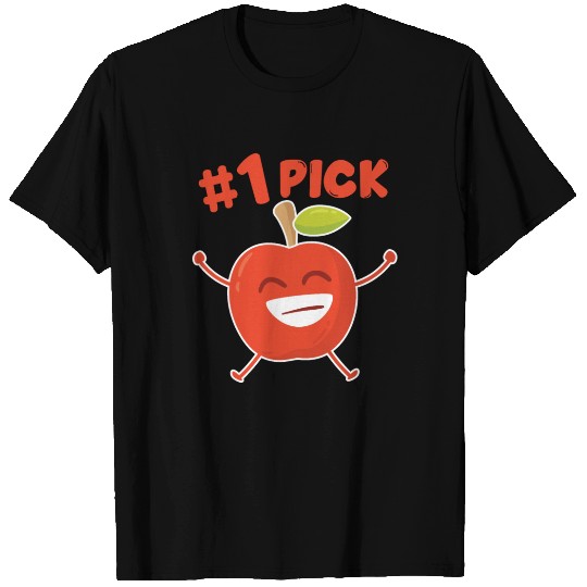 Apple Number 1 Pick Apple Orchard Apple Picking T Shirts