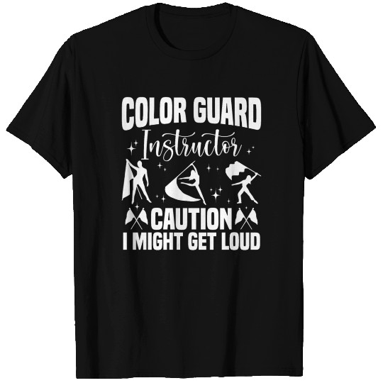Winter Guard Instructor Colorguard Captain Gift T Shirts