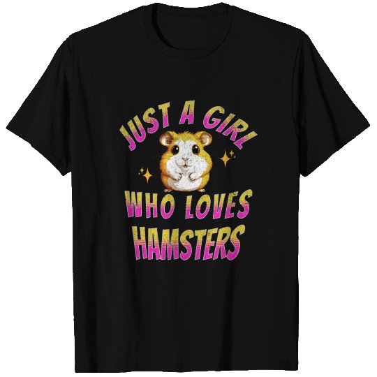 Just A Girl Who Loves Hamster Funny Gifts T Shirts