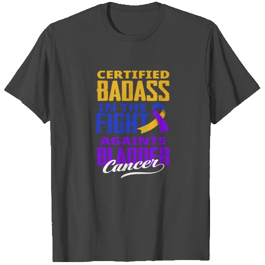 Fighter Warrior Bladder Cancer Awareness T Shirts