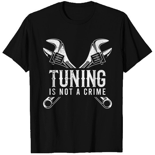 Tuning Is Not A Crime Tuning Christmas Gift T Shirts