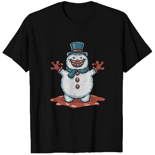 frosty snowman creepy T Shirts