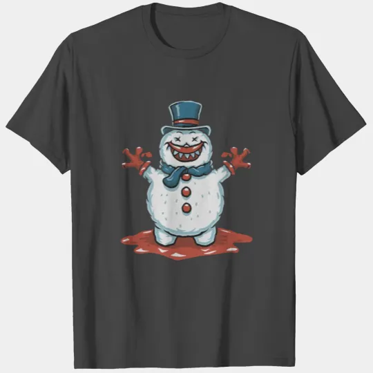 frosty snowman creepy T Shirts
