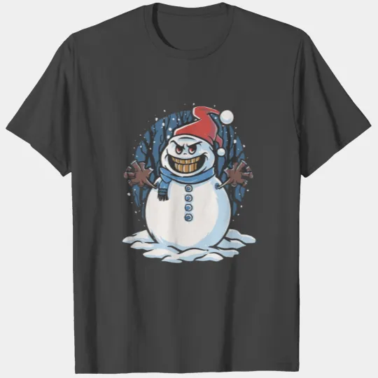 frosty snowman creepy T Shirts
