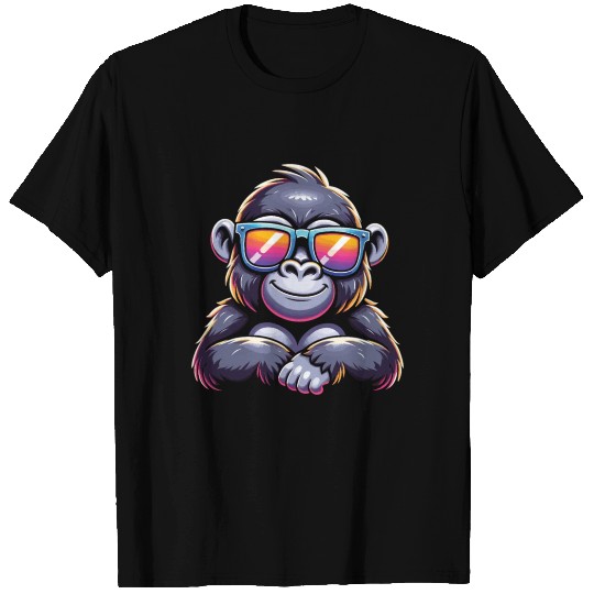 Gorilla With Sunglasses T Shirts