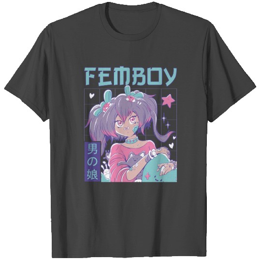 Femboy Crossdressing Crossdresser MTF Anime T Shirts