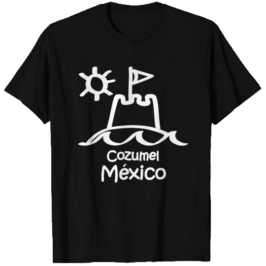 Cozumel Mexico Sandcastle Vacation Trip Beach Men T Shirts