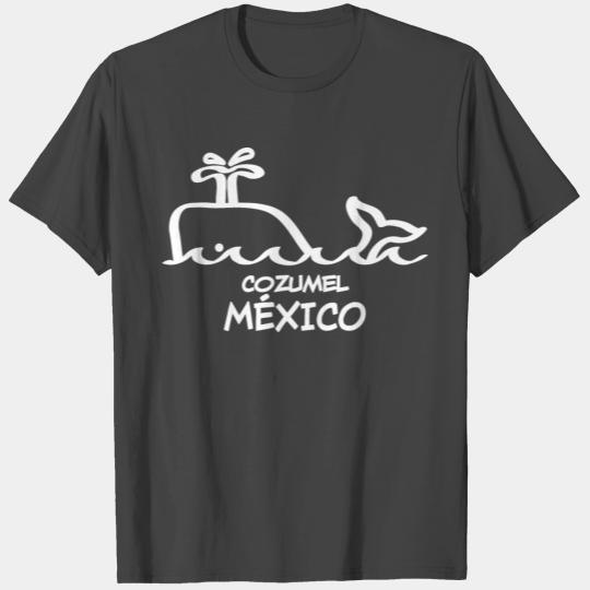 Cozumel Mexico Whale Vacation Trip Beach Men Women T Shirts