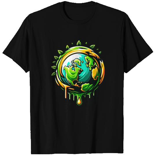 Hopeful Earth Renewal - Climate Action Design T Shirts