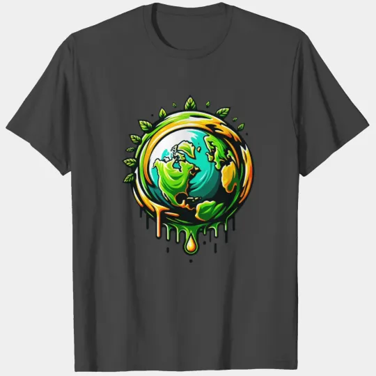 Hopeful Earth Renewal - Climate Action Design T Shirts